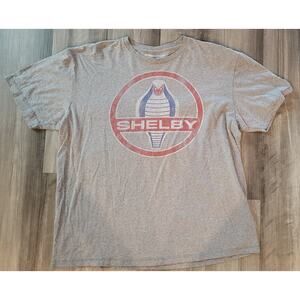 Shelby Official Licensed Product T-Shirt Mens Size 2XL Gray Short Sleeve Graphic